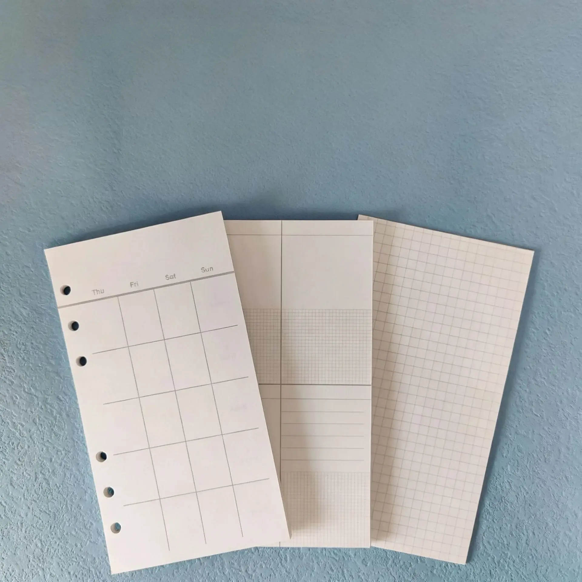 A5 Spiral Dotted Grid Notebook - A5 A6 A7 블랙 크래프트 화이트