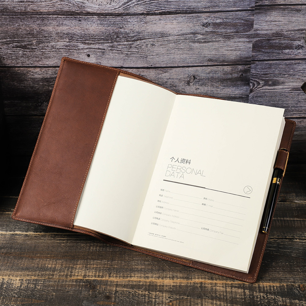 Stationery Books - 레트로 정품 가죽 책 표지 슬리브