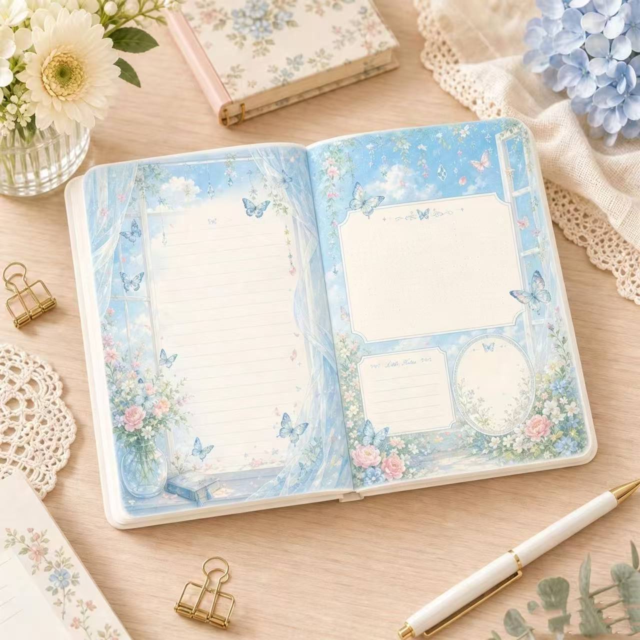 빈티지 나비 가죽 노트, 4가지 색상의 소프트 커버 저 - Vintage Leather Journal Notebook 리뷰 및 가격